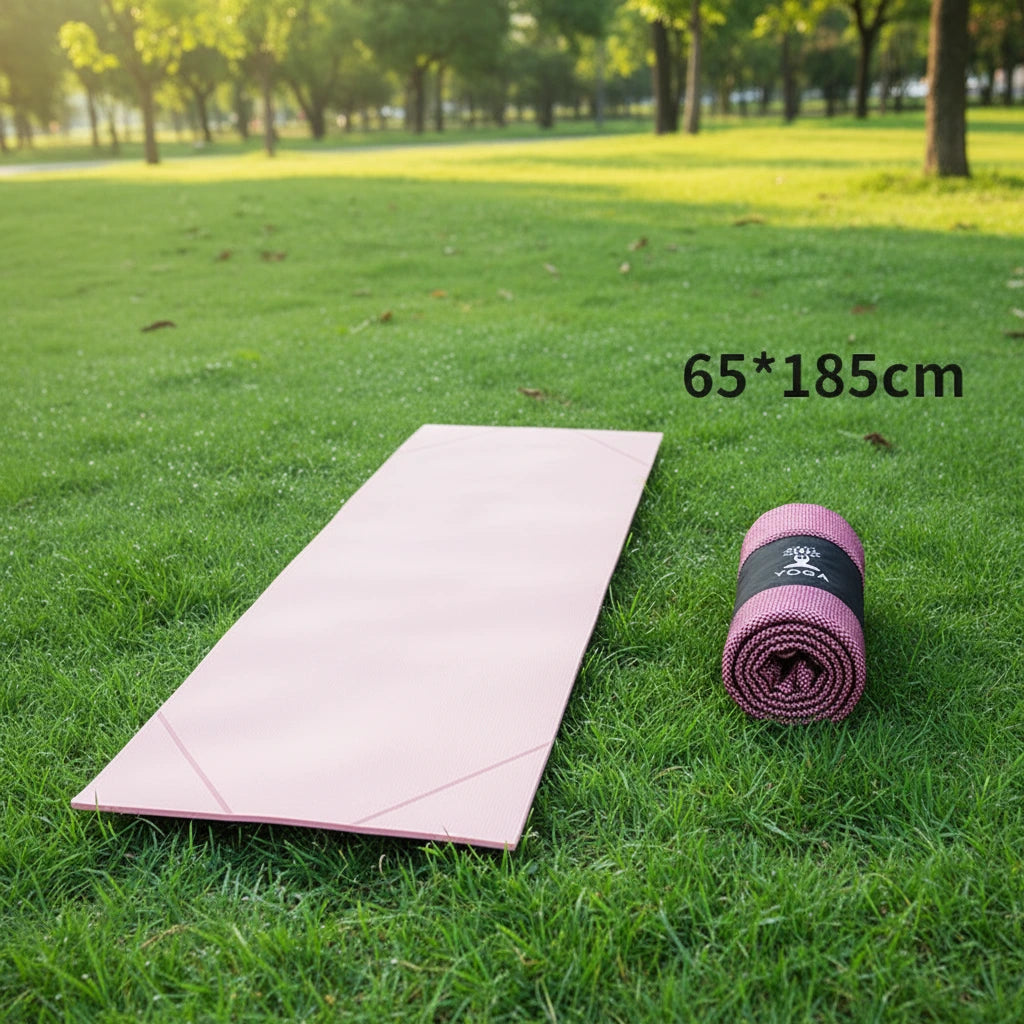 Tapis de yoga antidérapant en microfibre