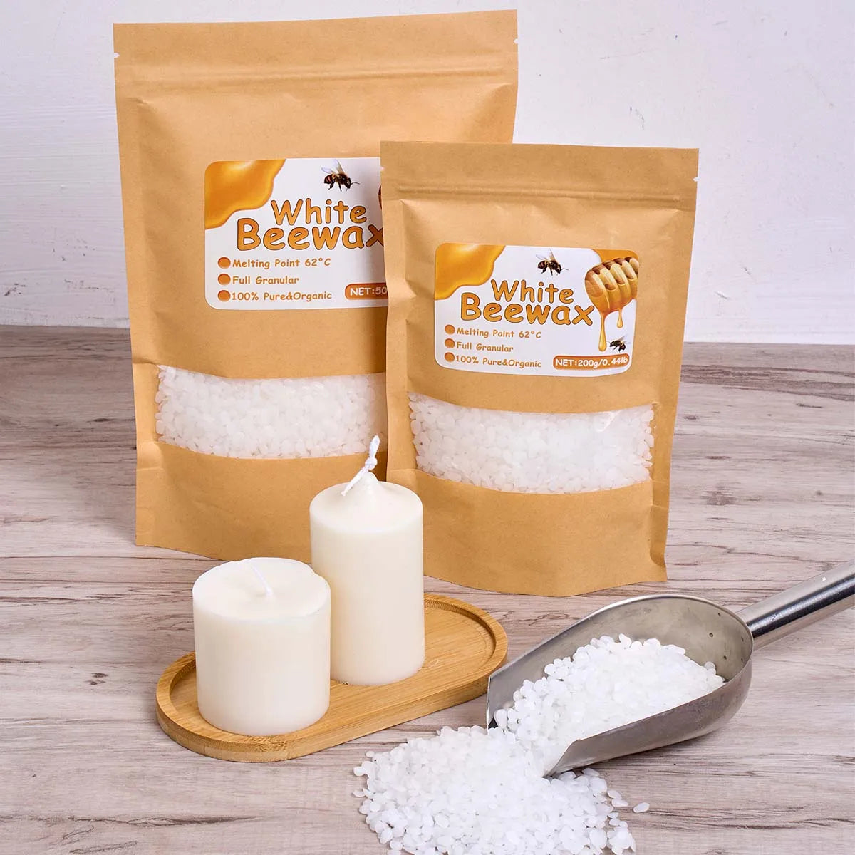  Matière première cire d'abeille blanche pour bougies parfumées - Les Rituels d'Isabelle