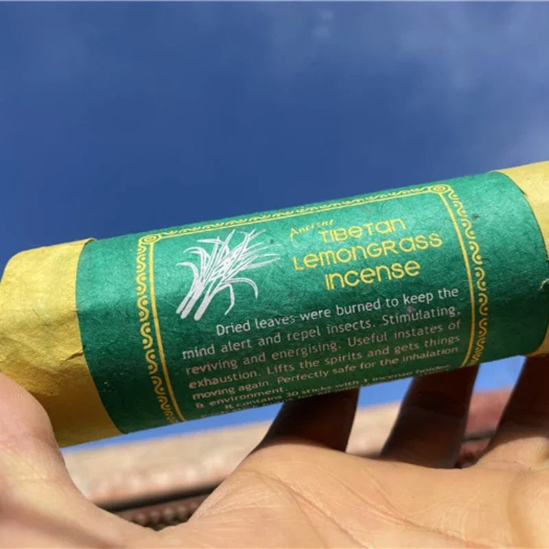 Encens naturel pour méditation et purification citronnelle - Les Rituels d'Isabelle