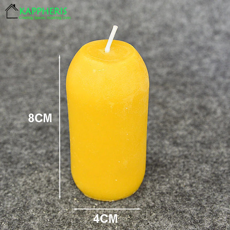 Chandelle en cire d’abeille naturelle – Artisanale et écologique