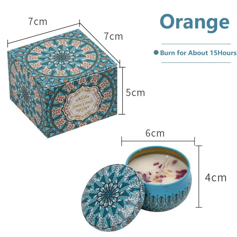 Bougies Parfumées Vintage en Cire de Soja