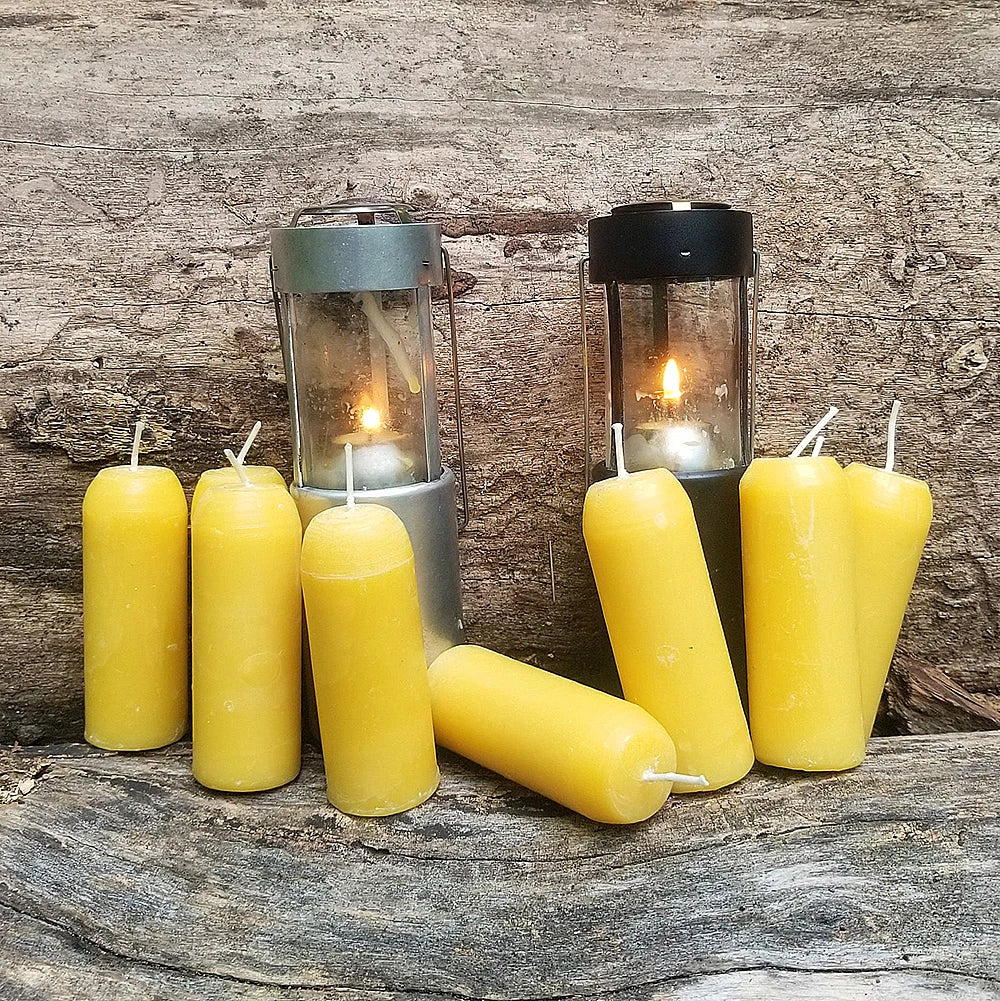 Chandelle en cire d’abeille naturelle – Artisanale et écologique